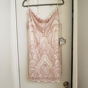 NWT Evening Glitter mini dress